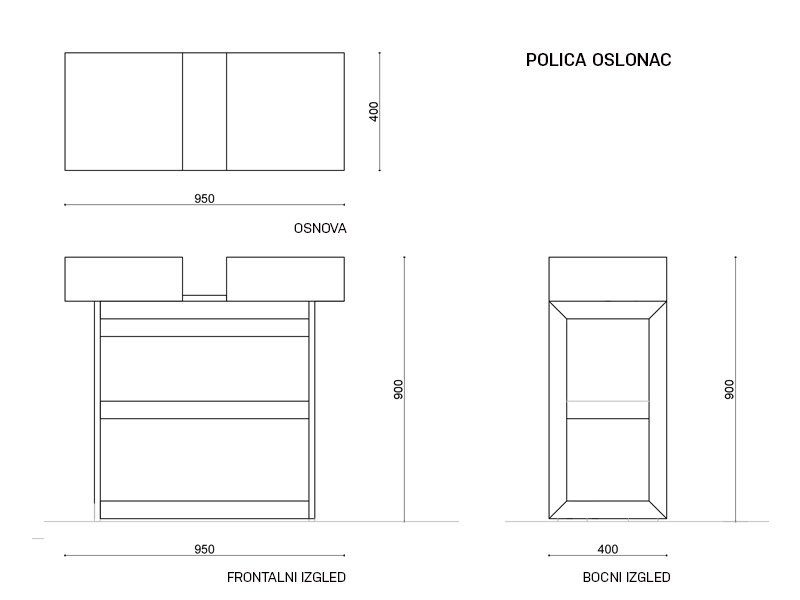 Polica Oslonac