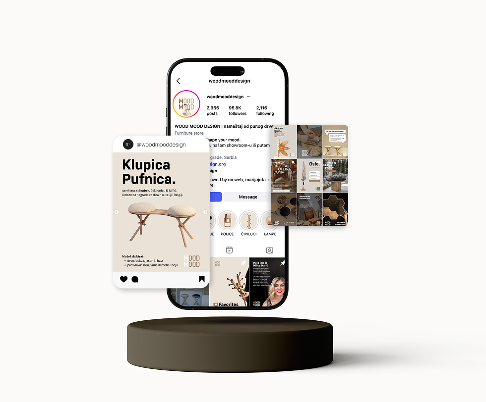 Instagram mobile mockup